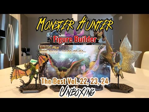 Monster Hunter Figure Builder The Best Vol 22, 23, 24 (Unboxing