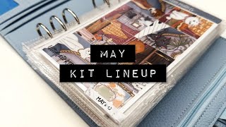 May Sticker Kit Lineup  2024