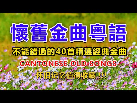 【懷舊金曲粵語】香港90年代流行經典廣東歌回顧 📀 不能錯過的40首精選經典金曲 💞 怀旧记忆值得收藏 - Cantonese Old Songs