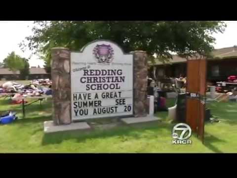 Garage Sale Benefit at Redding Christian School 8-2015