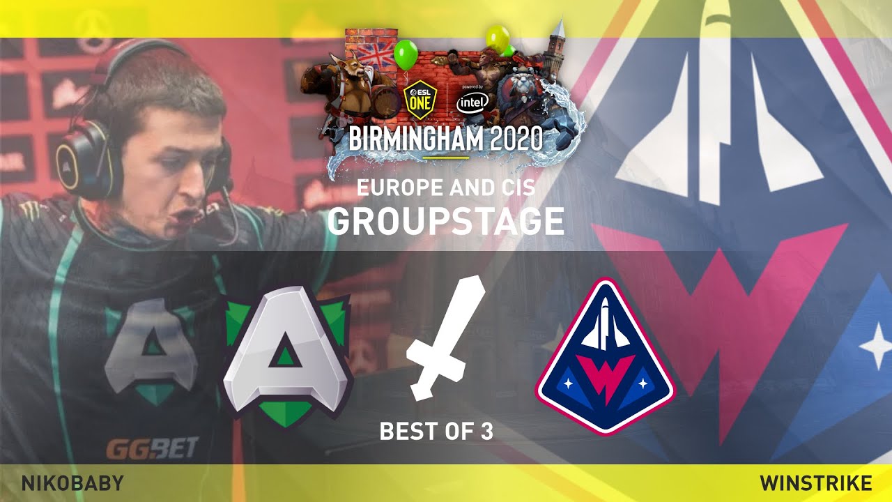 Alliance Vs Winstrike Team 1 Bo3 Esl One Birmingham Bo3 Esl One Birmingham