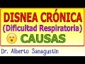 DISNEA CRÓNICA (dificultad para respirar): causas