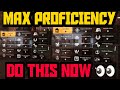 THE DIVISION 2 // HOW TO GET MAX PROFICIENCY IN ALL GEAR/BRAND SETS IN MINUTES // FULL GUIDE TU15