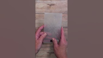 How to 3D Emboss on Vellum #shorts