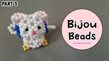 PART 3 END Tutorial Gantungan Kunci Manik Manik Boneka Bijou//DIY//How To Make Beaded Keychain Bijou