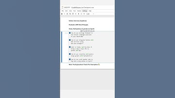Python Interview Questions: PandasAI, AWS Data Wrangler, Siuba, PyGraphistry & pandas-on-Spark! 🚀