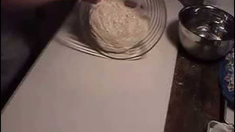 Handling wet dough