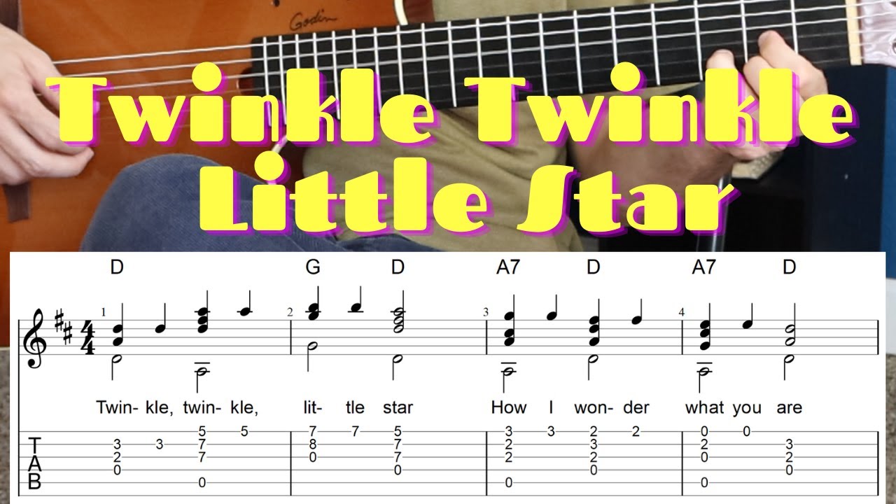 Twinkle Twinkle Little Star - Tab & Sheet Music 