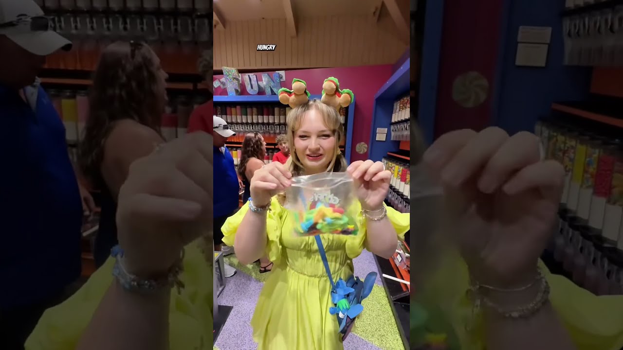 Let S Fill A Trash Can With Candy In Disney Springs 