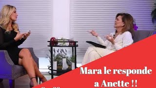 Mara Patricia le responde a Anette Cuburu