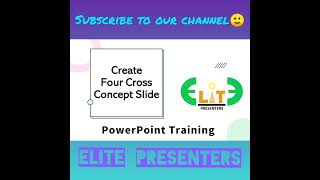 Create Four Cross Concept Slide in PowerPoint screenshot 4