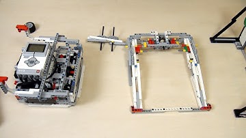 Improving FLL Robot Game. Scissors mechanism for Lifting