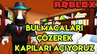 Bulmacaları Çözerek Kapıları Açıyoruz  | Puzzle Rooms | Roblox Türkçe