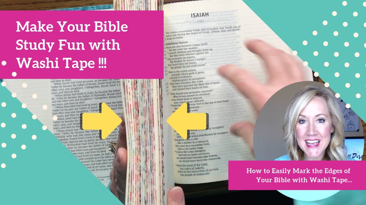 Get Creative with Washi Tape in Your Bible Journal