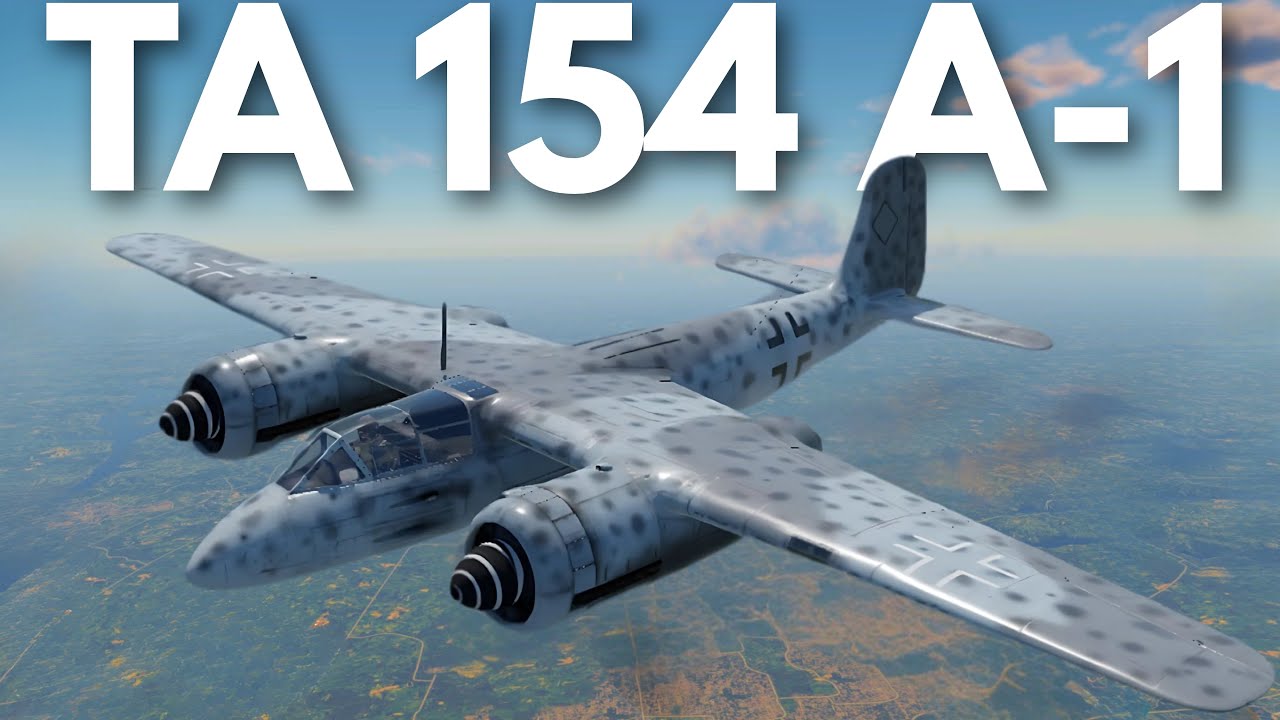 Taskj 154 War Thunder Mobile | TA 154 A-1 | Bomber Shredder - YouTube