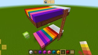 Crafting & Building #6 (Android) | Rainbow 🌈 Bunk Bed 🛏️ screenshot 5