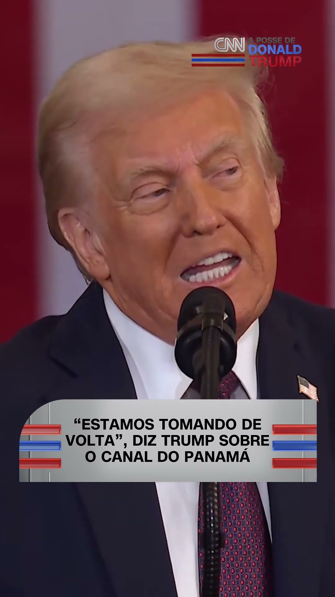 “Estamos tomando de volta”, diz Trump sobre o Canal do Panamá #Shorts