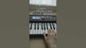 Thumbnail of Jump Van Halen on piano (keyboard) 🎹 tutorial