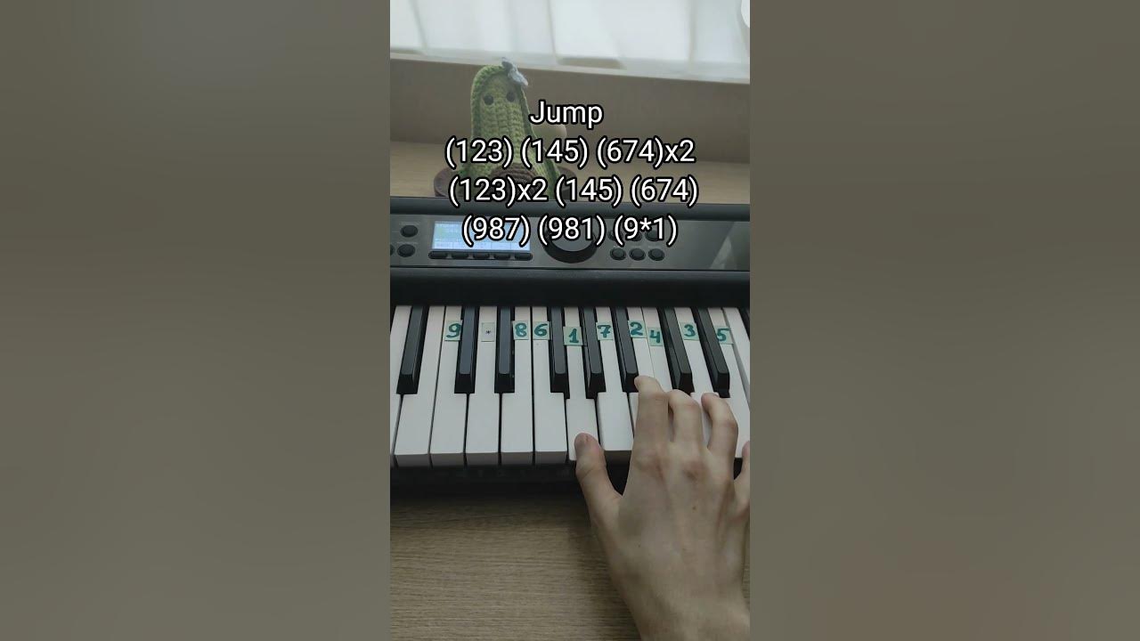 Jump Van Halen on piano (keyboard) 🎹 tutorial
