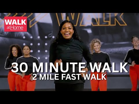 Walking Exercise 30 Minute FAST Walk With Taja Wilson 2 Mile Workout 
