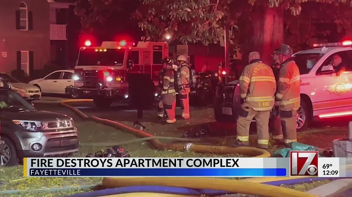 Fire destroys apartment complex in Fayetteville