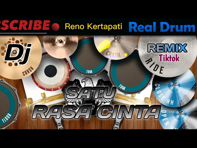 DJ SATU RASA CINTA REAL DRUM COVER | By @renokertapati | Viral FYP Tiktok 2022 class=