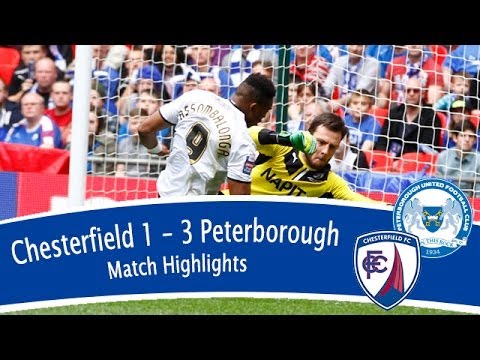 Chesterfield 1-3 Peterborough United - Johnstone's Paint Trophy Final