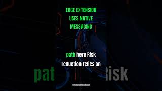 Edge extension uses Native Messaging to deliver malware.