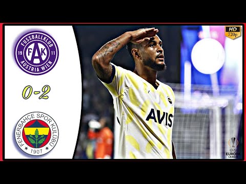 Austria Wien 0-2 Fenerbahçe (MAÇ ÖZETİ)