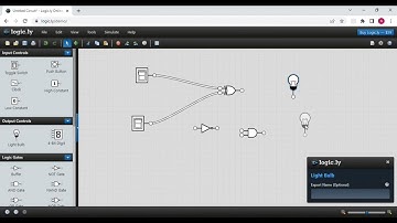 Digital System Design Experiments (1 to 6) in Logicly