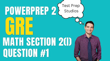 PowerPrep 2 Math Section 2 (Intermediate) #1