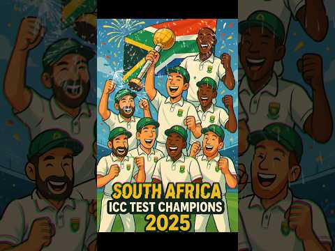 South African Won World Test Championship 2025 South African New Test Championship Aus Vs SA
