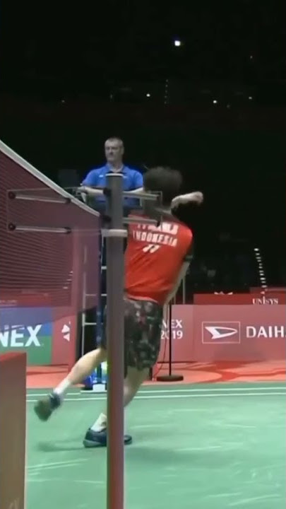 Ballerin smash Kevin badminton 🏸 #shorts #badminton #tiktok