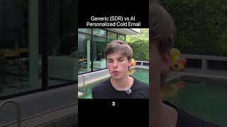 Generic cold email vs AI personalized cold email