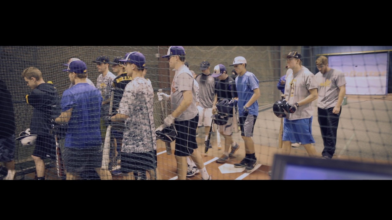 High School Baseball Teams Training at Indoor Training Facility, All Stars Academy