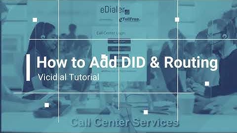 Vicidial Adding DID Route