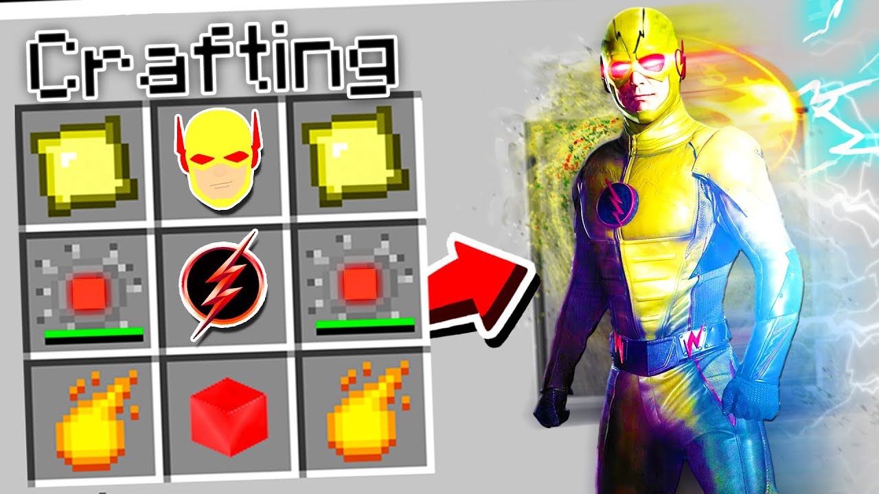 Crafting Reverse Flash In Minecraft Youtube