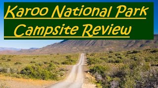 SANParks Karoo National Park Campsite review