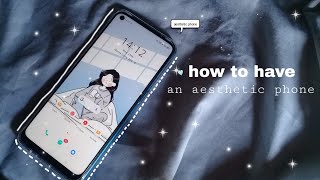 how to have an aesthetic phone (android)📱|| oppo a53 ☁️ screenshot 5