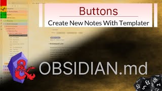 Obsidian - Buttons with Templater screenshot 5