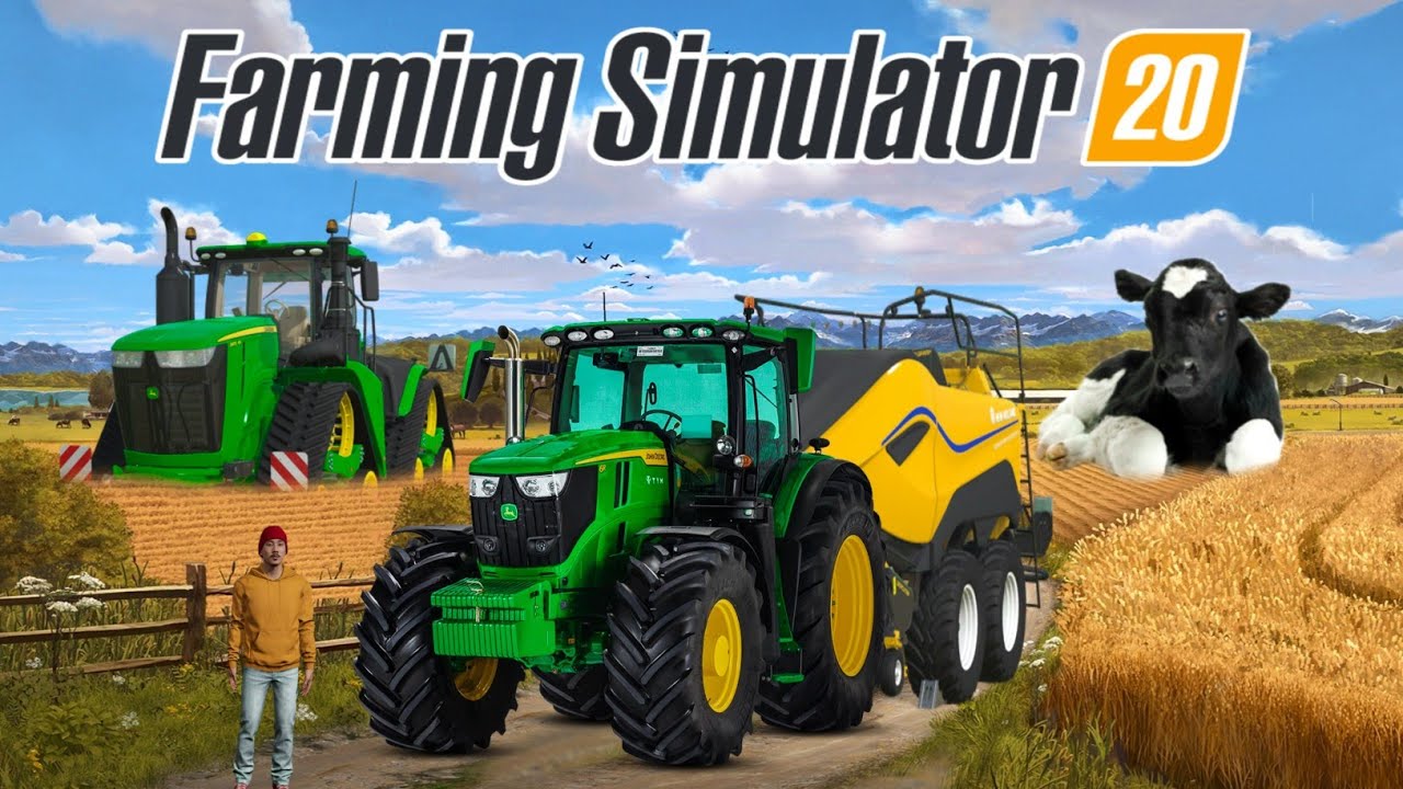 JOHN DEERE 9620 RX, Farming Simulator 20 GA Gameplay Fs20, Timelapse