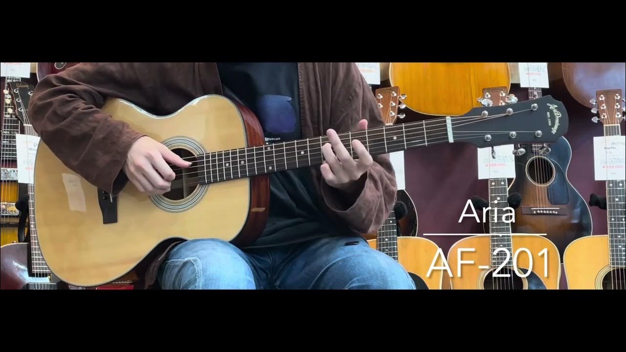 Aria AF-201 アリア ドレッドノート AF201 アコギ ギター