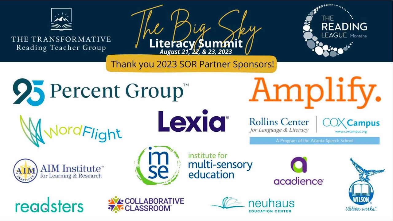 The Big Sky Literacy Summit Final Preparation 2023 YouTube