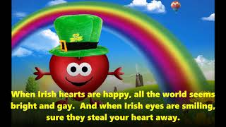 When Irish Eyes are Smiling w lyrics