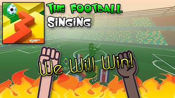 Dancing Line Singing - We Will Win! (The Football)
