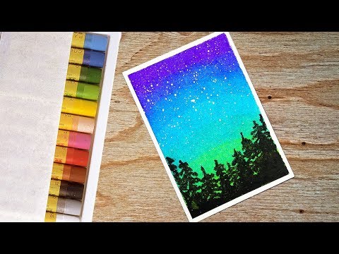 How to Draw Rainbow Soft pastel drawing