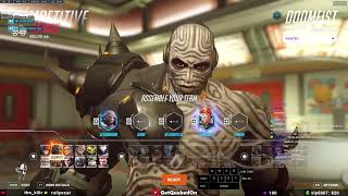 46 ELIMS! 20K DMG! GetQuakedOn InsaneDoomfist Gameplay Overwatch 2 SEASON 10