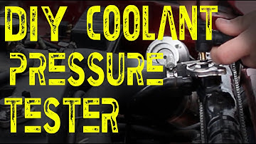DIY Coolant System Pressure Tester | Find Coolant Leaks | Diagnose Bad Head Gasket