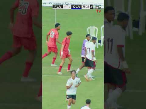 Veja o sétimo gol do Flamengo na vitória sobre o Olaria por 7 a 0, pela Copa Rio Sub-15