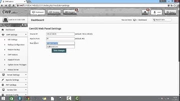 CentOS Web Panel - Setup root email
